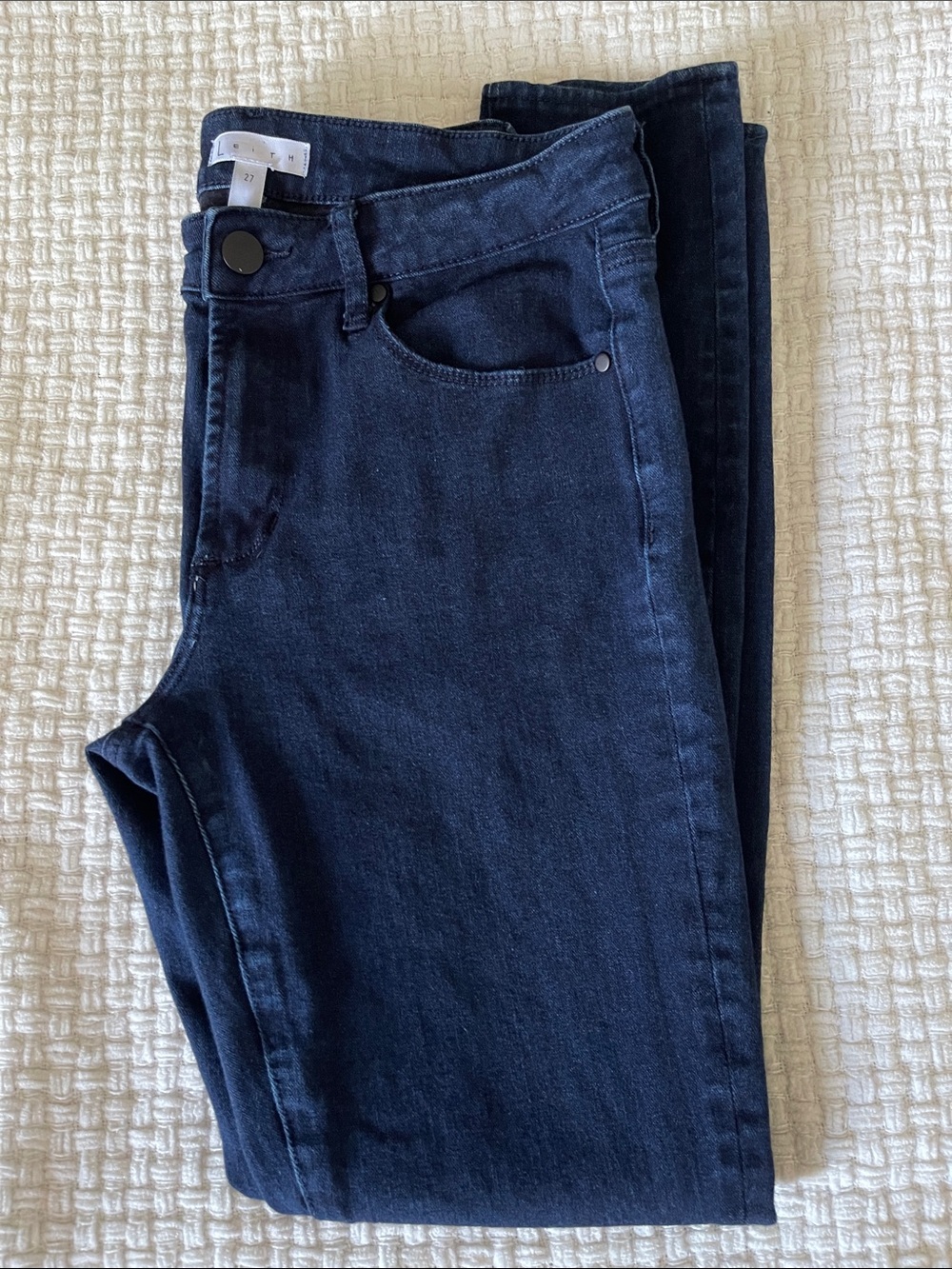 Leith Dark Navy Skinny Jeans